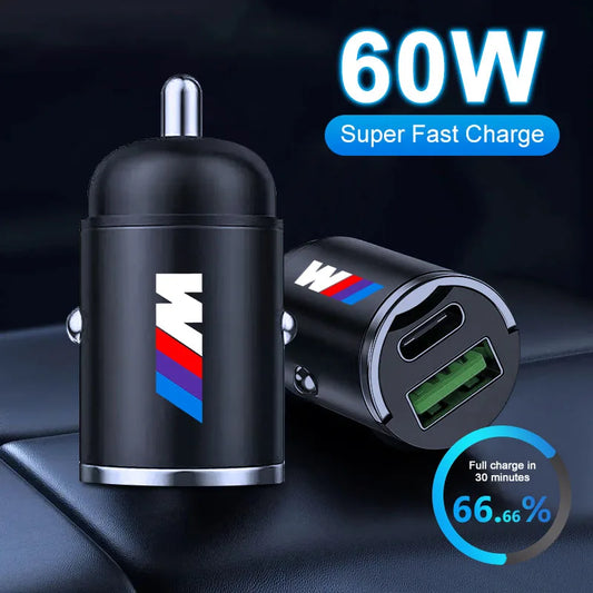 Szybka Ładowarka Samochodowa 60W BMW X1 X2 X3 X5 X7
