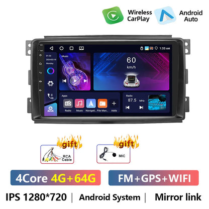 Bezprzewodowe Radio CarPlay – System Android Auto do Mercedes-Benz Smart (2005-2015)