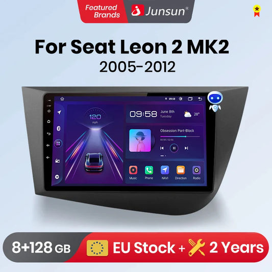 Radio Samochodowe CarPlay Android Auto do Seat Leon MK2 2005-2012