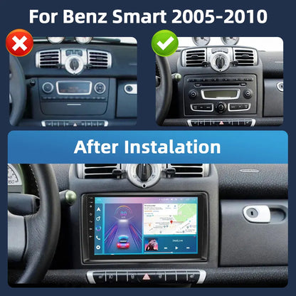 Bezprzewodowe Radio CarPlay – System Android Auto do Mercedes-Benz Smart (2005-2015)