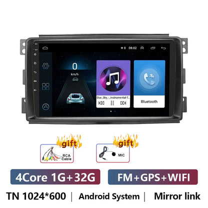Bezprzewodowe Radio CarPlay – System Android Auto do Mercedes-Benz Smart (2005-2015)